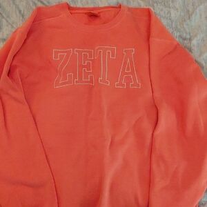 Comfort Colors Men's Zeta Coral Crewneck Sweater